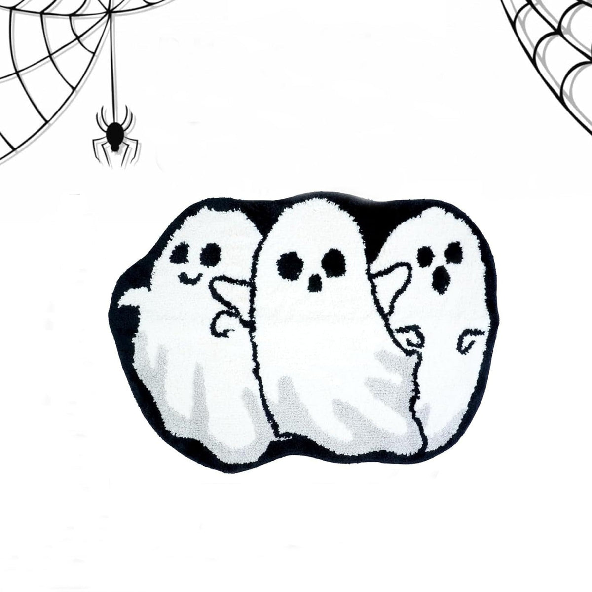 Halloween-Themed Ghost Bath Mat | Thrascher