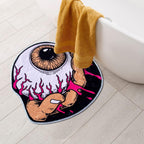 Halloween-Themed Ghost Bath Mat | Thrascher