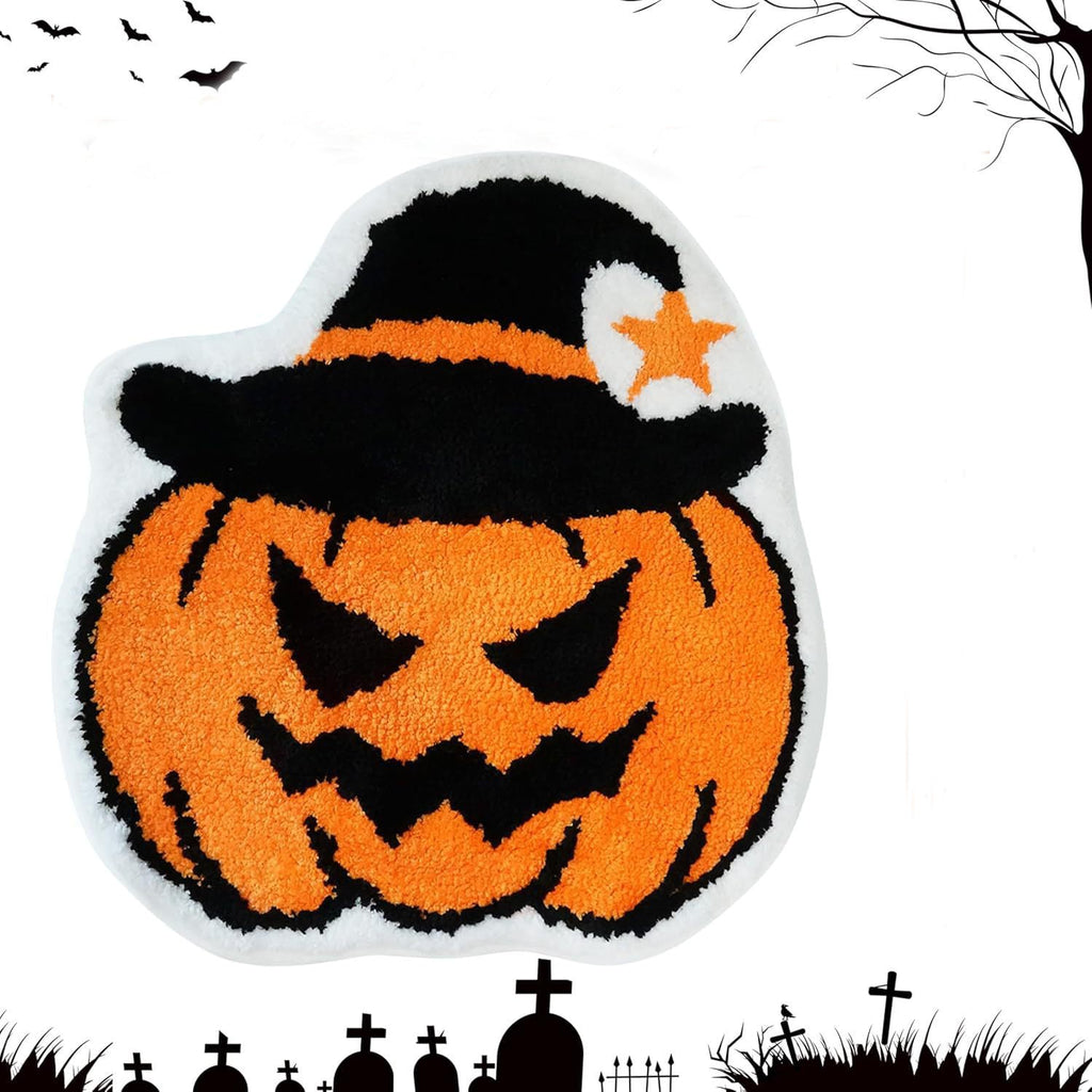 Halloween-Themed Ghost Bath Mat | Thrascher