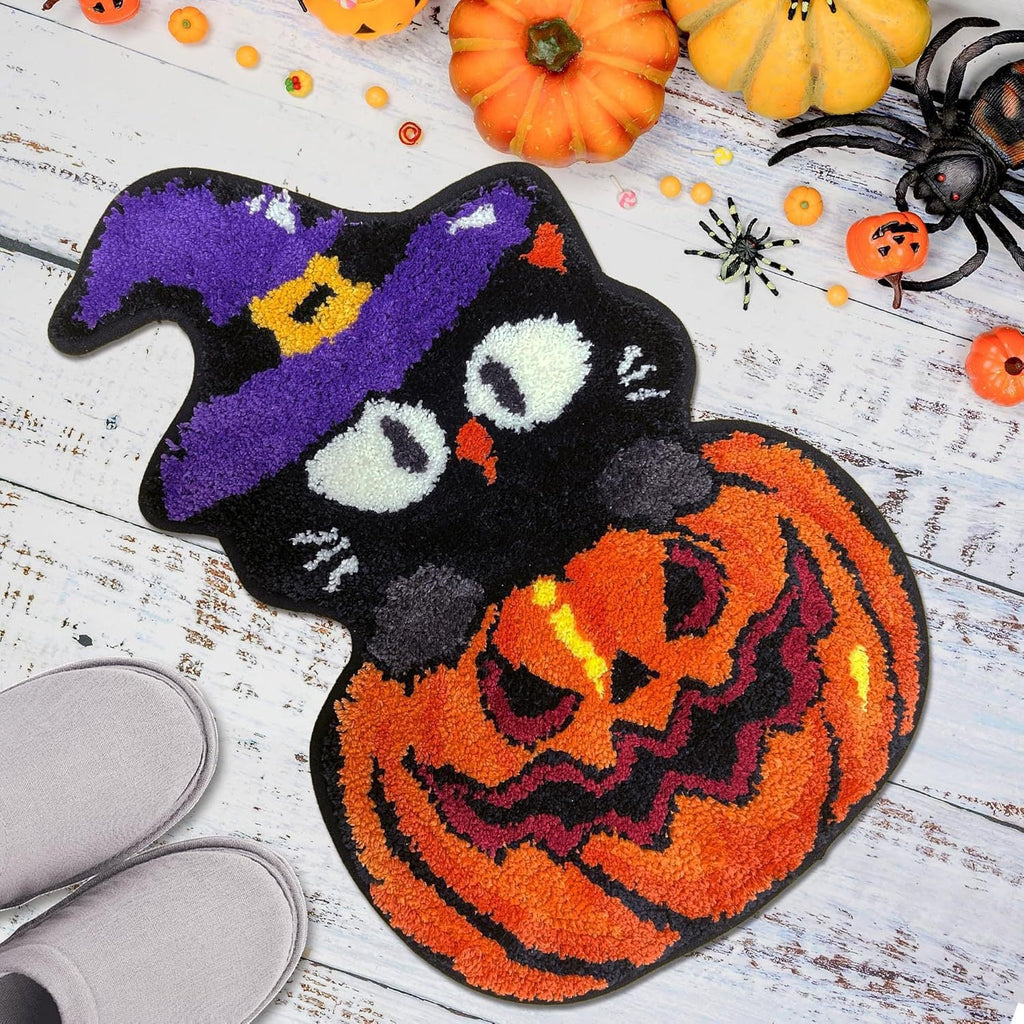 Halloween-Themed Ghost Bath Mat | Thrascher
