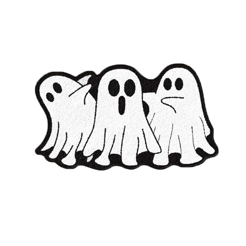 Halloween-Themed Ghost Bath Mat | Thrascher
