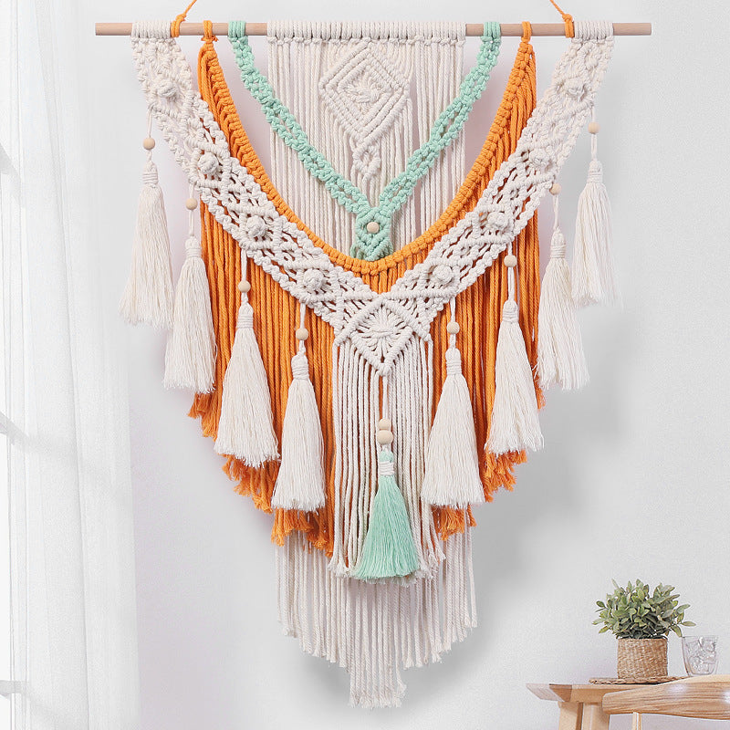 Hand-Knotted Macrame Wall Hanging | Thrascher