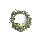 Hand-Knotted Mirror with Macrame Border | Thrascher