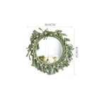 Hand-Knotted Mirror with Macrame Border | Thrascher