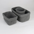 Hand-Knotted Storage Baskets | Thrascher
