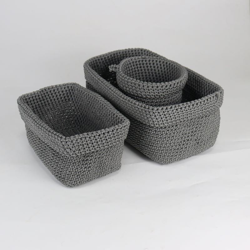 Hand-Knotted Storage Baskets | Thrascher