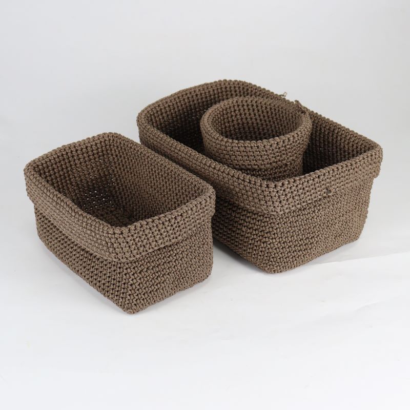 Hand-Knotted Storage Baskets | Thrascher