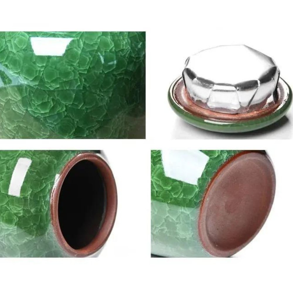 Hand-Painted Ceramic Pet Urn for Small Pets, 300 ml, 4.7 in H, view 3