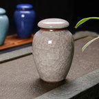 Hand-Painted Ceramic Pet Urn for Small Pets, 300 ml, 4.7 in H, view 6