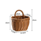 Hand-Woven Decorative Storage Basket | Thrascher