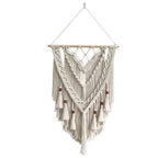 Hand-Woven Macrame Wall Hanging with Decorative Tassels | Thrascher