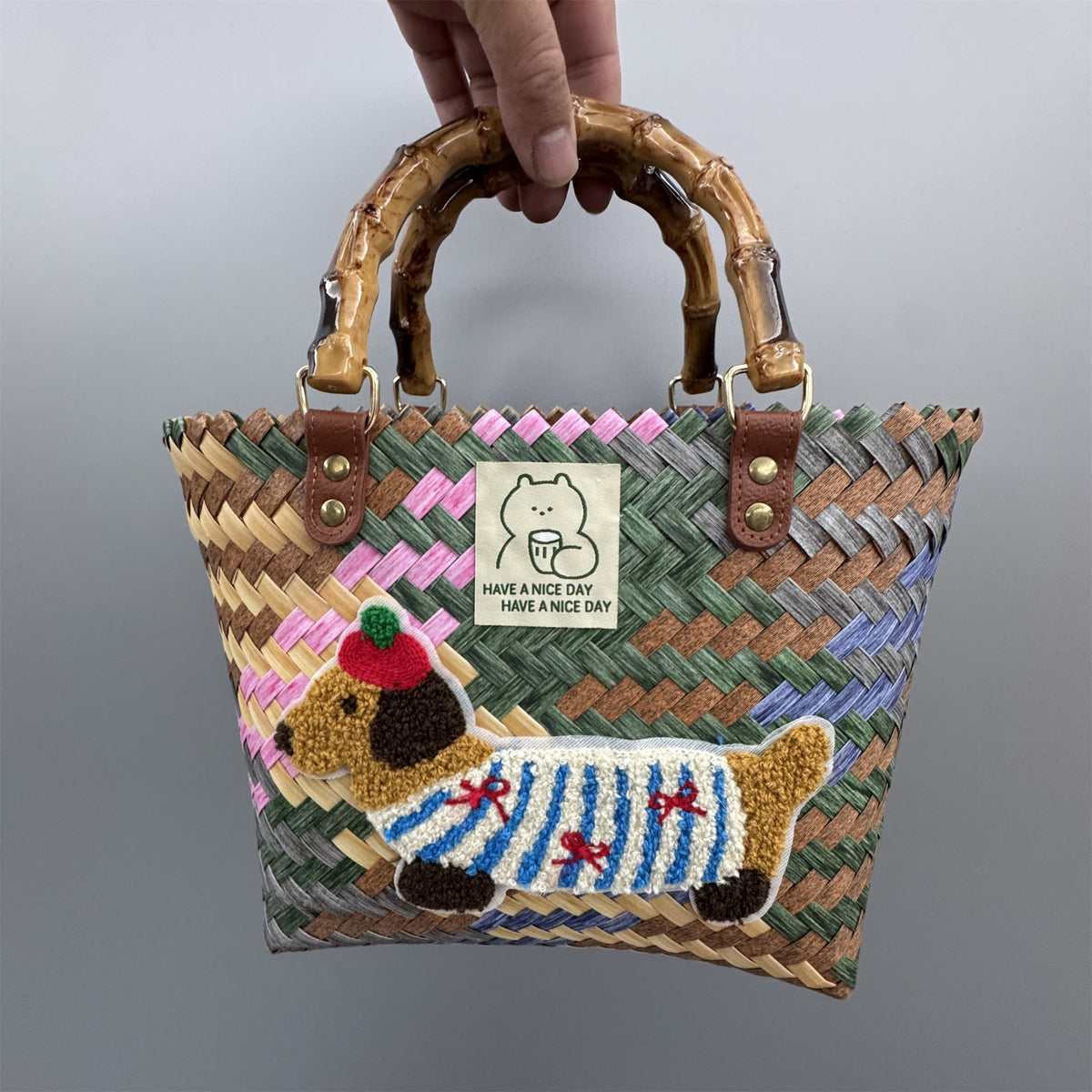 Handbag Bamboo Handwoven | Thrascher