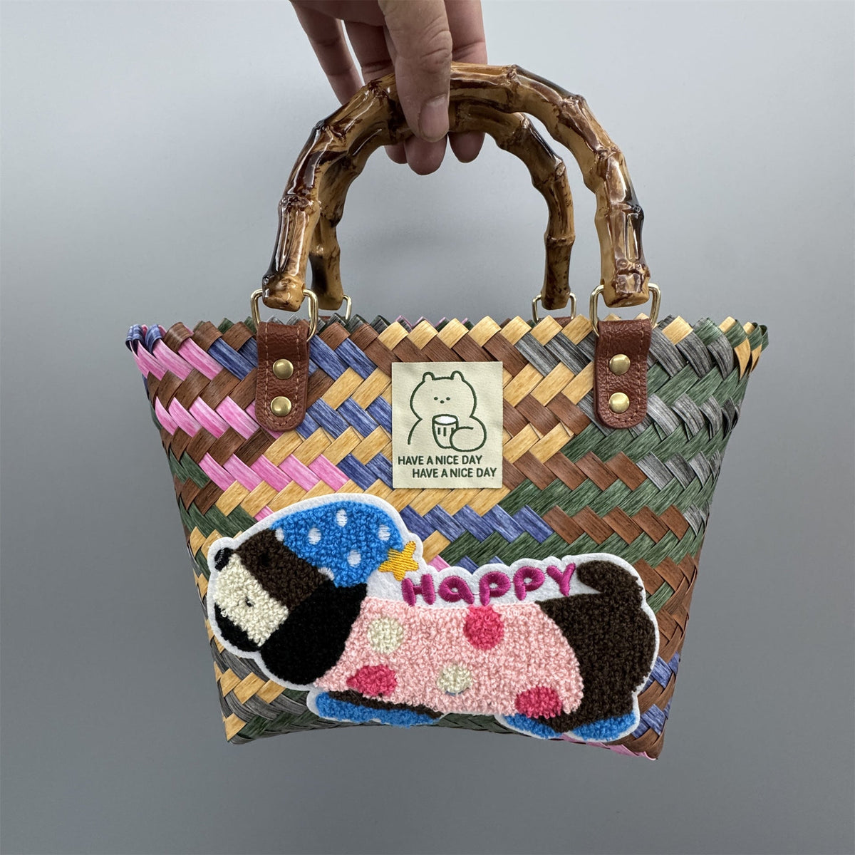 Handbag Bamboo Handwoven | Thrascher