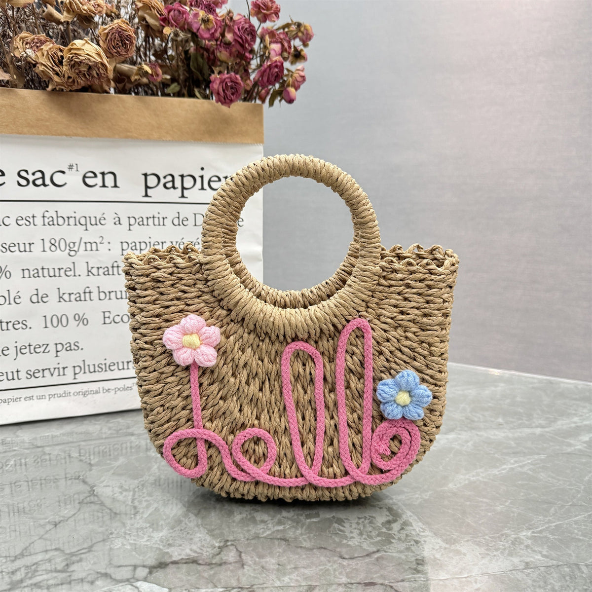 Handbag Brown Beige | Thrascher