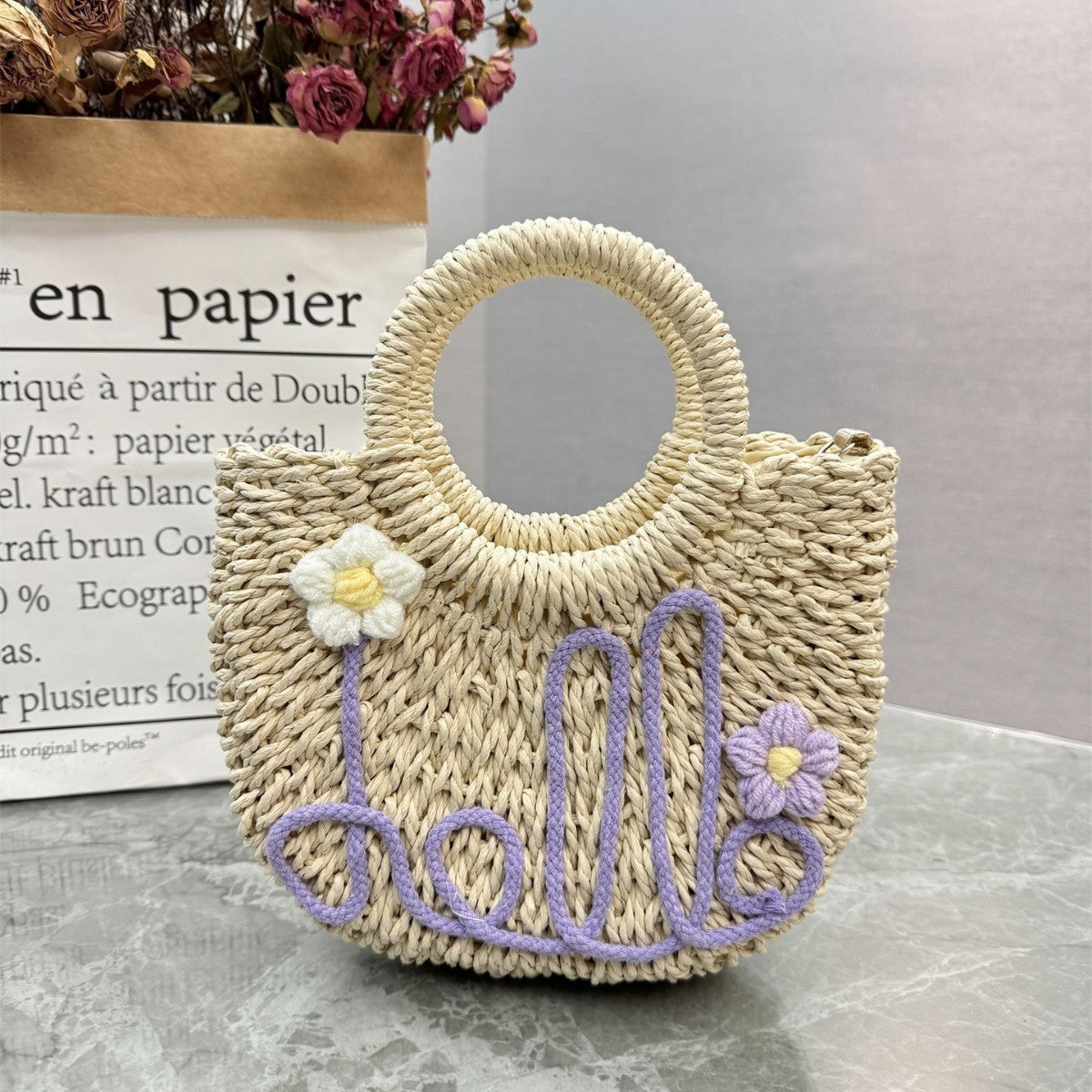 Handbag Brown Beige | Thrascher