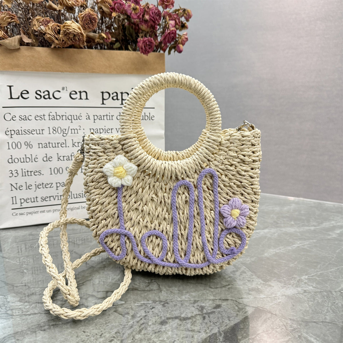 Handbag Brown Beige | Thrascher