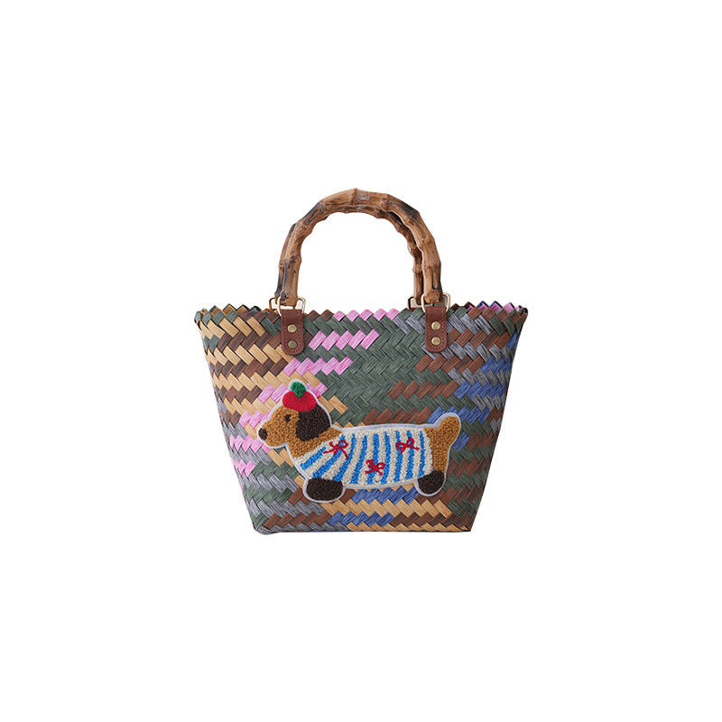 Handbag Wood Handwoven | Thrascher