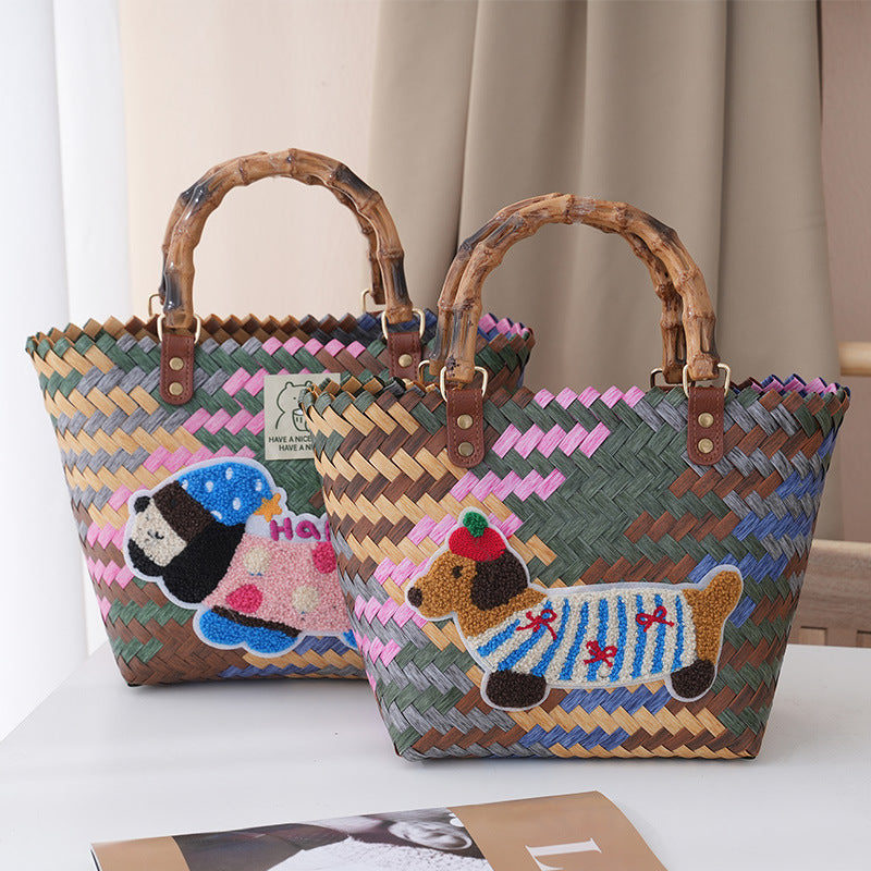 Handbag Wood Handwoven | Thrascher