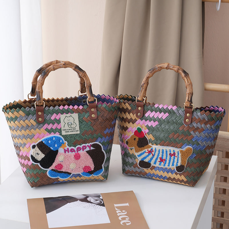 Handbag Wood Handwoven | Thrascher