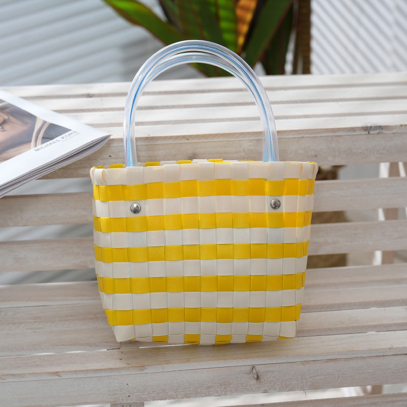 Handbag Yellow White | Thrascher