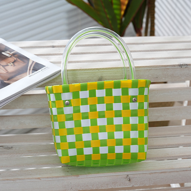 Handbag Yellow White | Thrascher