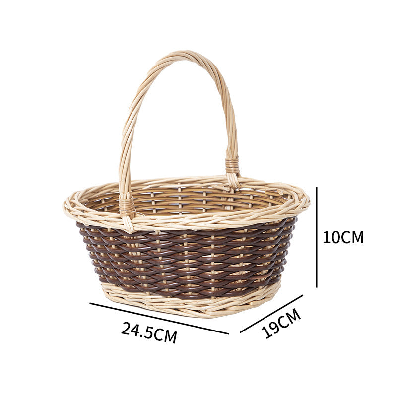 Handcrafted Basket Brown | Thrascher