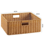 Handcrafted Basket Light Brown Dark Coffee | Thrascher