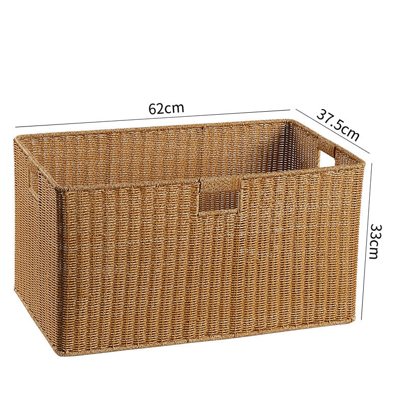 Handcrafted Basket Light Brown Dark Coffee | Thrascher