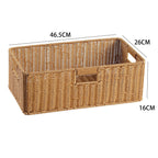 Handcrafted Basket Light Brown Dark Coffee | Thrascher