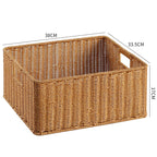 Handcrafted Basket Light Brown Dark Coffee | Thrascher