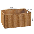 Handcrafted Basket Light Brown Dark Coffee | Thrascher