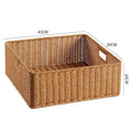 Handcrafted Basket Light Brown Dark Coffee | Thrascher
