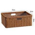Handcrafted Basket Light Brown Dark Coffee | Thrascher