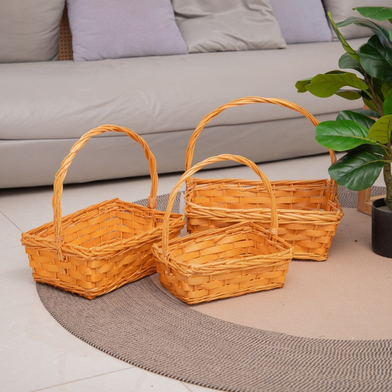Handcrafted Basket made of Natural Rattan | Thrascher