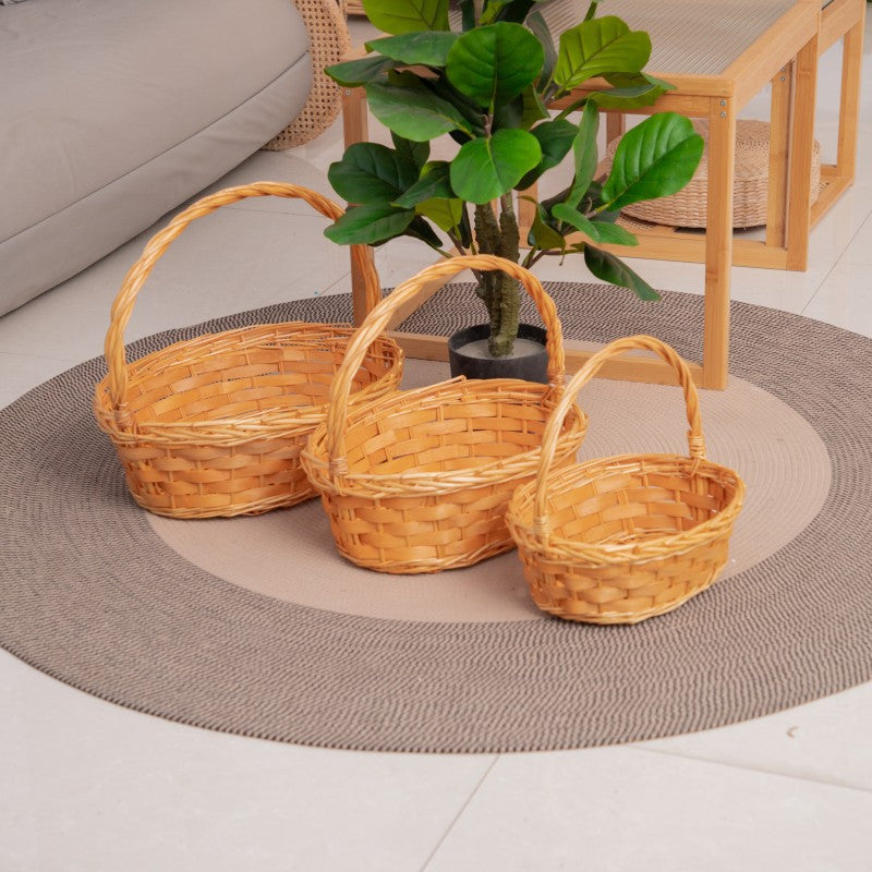 Handcrafted Basket with Practical Handle | Thrascher