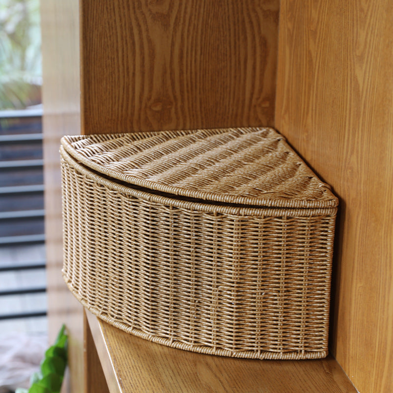 Handcrafted Decorative Corner Storage Basket | Thrascher