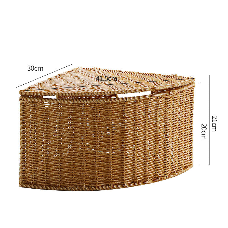 Handcrafted Decorative Corner Storage Basket | Thrascher