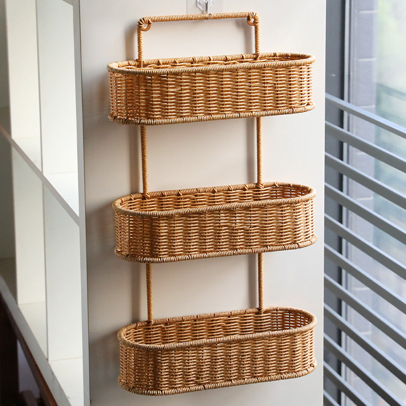 Handcrafted Decorative Storage Basket Oval Long | Thrascher