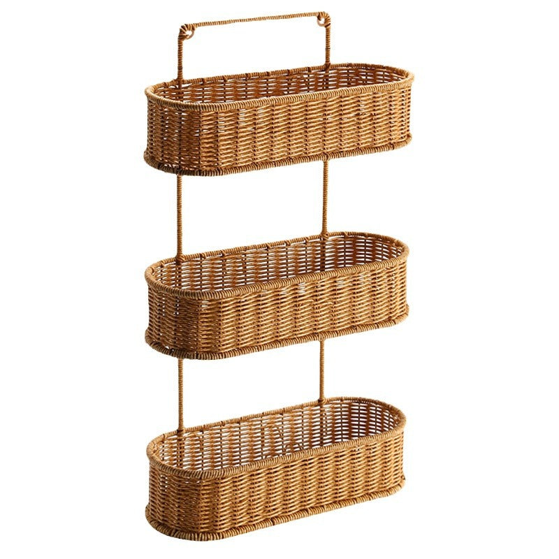 Handcrafted Decorative Storage Basket Oval Long | Thrascher