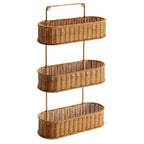 Handcrafted Decorative Storage Basket Oval Long | Thrascher