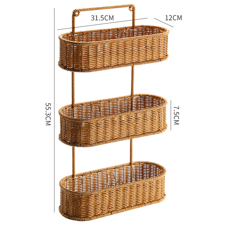Handcrafted Decorative Storage Basket Oval Long | Thrascher