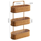 Handcrafted Decorative Storage Basket Oval Long | Thrascher