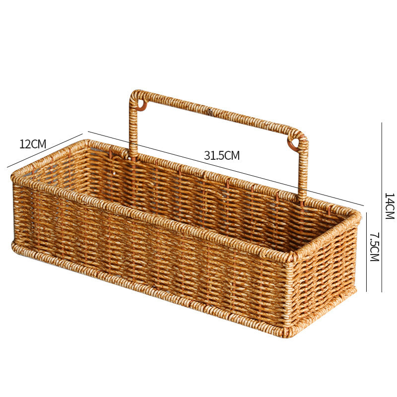 Handcrafted Decorative Storage Basket Oval Long | Thrascher