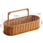 Handcrafted Decorative Storage Basket Oval Long | Thrascher