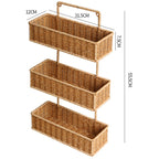 Handcrafted Decorative Storage Basket Oval Long | Thrascher