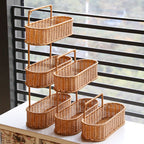 Handcrafted Decorative Storage Basket Oval Long | Thrascher