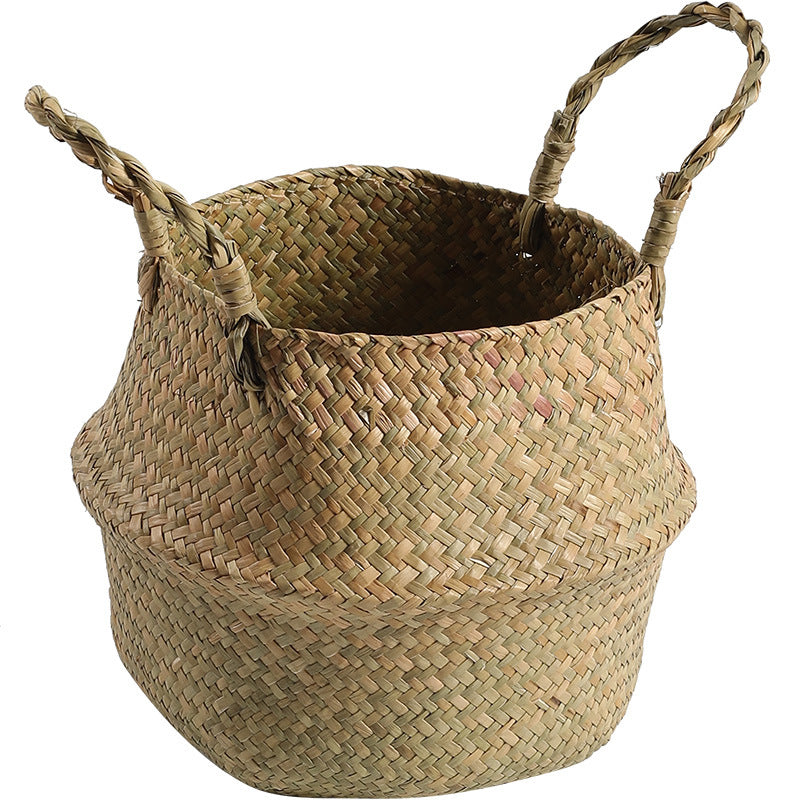 Handcrafted Decorative Storage Basket Soft Textile Handwoven | Thrascher