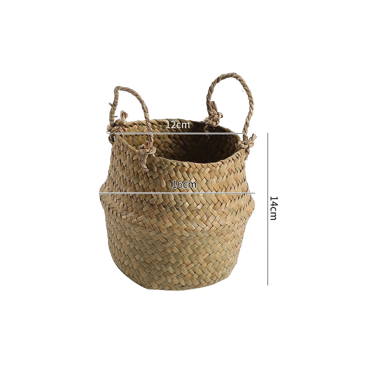 Handcrafted Decorative Storage Basket Soft Textile Handwoven | Thrascher