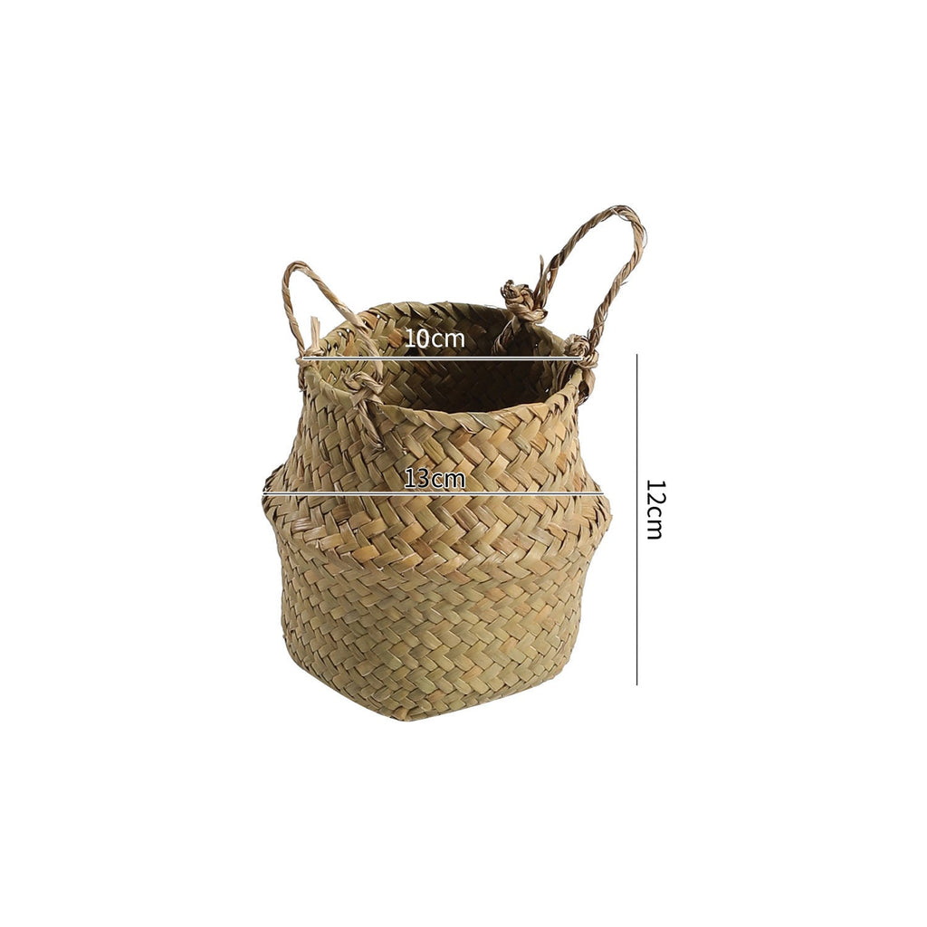 Handcrafted Decorative Storage Basket Soft Textile Handwoven | Thrascher