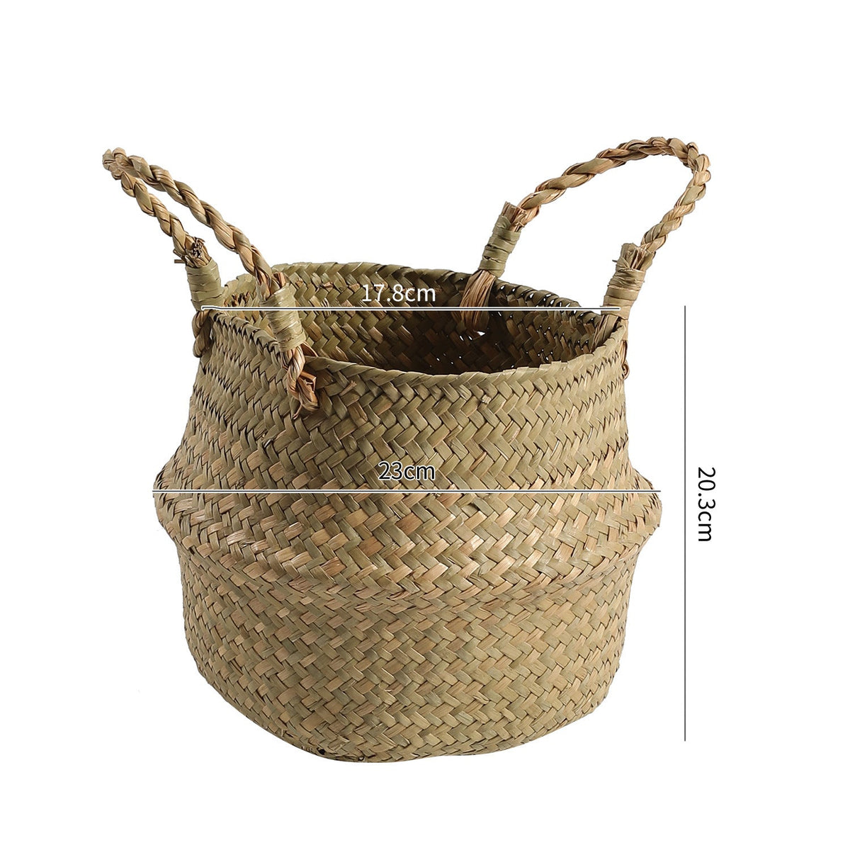 Handcrafted Decorative Storage Basket Soft Textile Handwoven | Thrascher